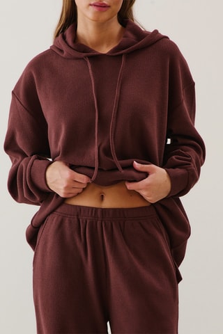 Felpa pigiama con cappuccio Comfyliz - Marrone scuro
