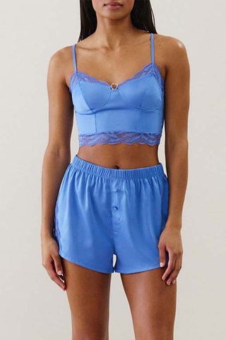 Crop top de pyjama Loveliz - Ciel