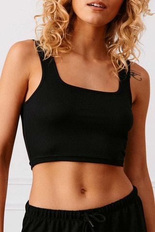 Crop top pigiama Elliniz - Nero