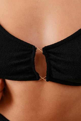Crop top pigiama Rustiliz - Nero