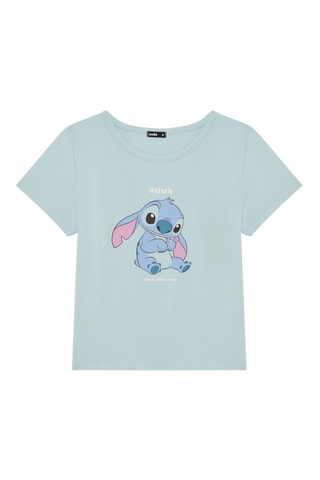 T-shirt de pyjama Stitch Lilo et Stitch Disney - Bleu
