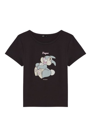 T-shirt de pyjama Panpan Bambi Disney - Noir