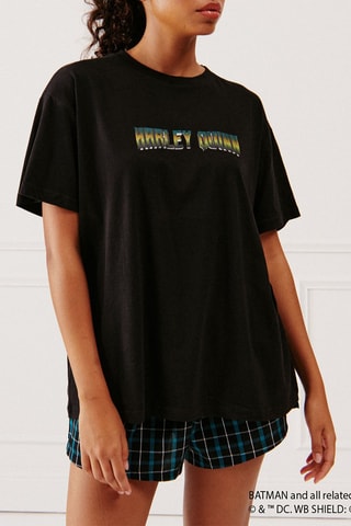 T-shirt de pyjama Harley Quinn DC Comics Harliz - Noir