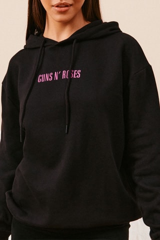 Felpa pigiama con cappuccio Guns N'Roses - Nero