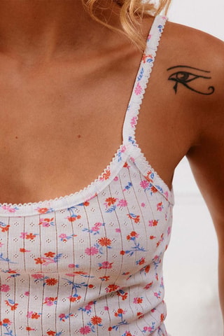 Top de pyjama Alldayiz - Blanc