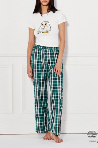 T-shirt de pyjama Hedwige Harry Potter - Blanc