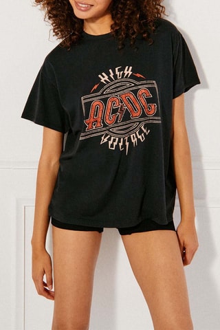 T-shirt pigiama Acedetiz - Nero