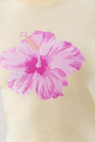 T-shirt de pyjama Newjutiz - Jaune