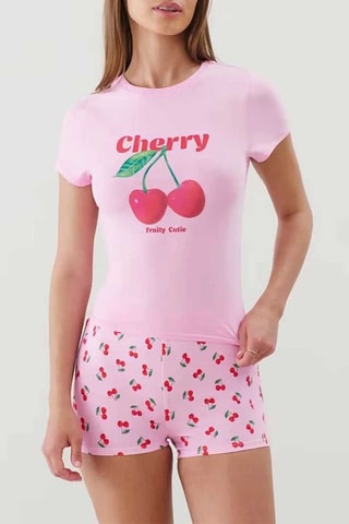 T-shirt pigiama Newjutiz - Rosa