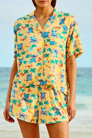 Chemise de pyjama Stitch Lilo et Stitch Disney Summerstitchiz - Jaune