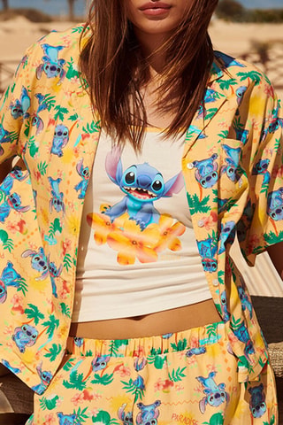 Chemise de pyjama Stitch Lilo et Stitch Disney Summerstitchiz - Jaune