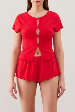 Top pigiama Minicutiz - Rosso