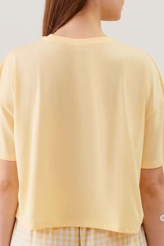 T-shirt de pyjama Tic et Tac, les rangers du risque Disney - Jaune