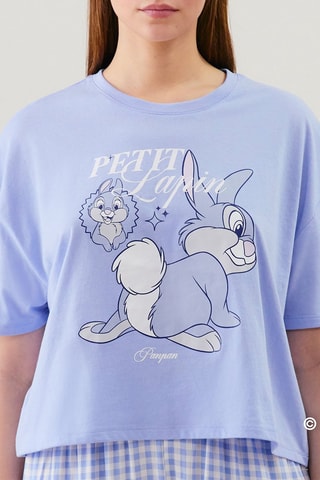 T-shirt de pyjama Panpan Bambi Disney - Ciel