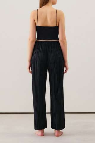 Crop top de pyjama Newlolitiz - Noir