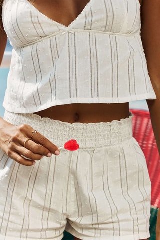 Top de pyjama Plumetiz - Blanc