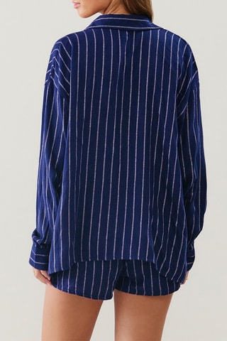 Camicia pigiama Flanelliz - Navy