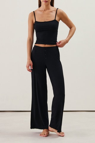 Top de pyjama Corayiz - Noir