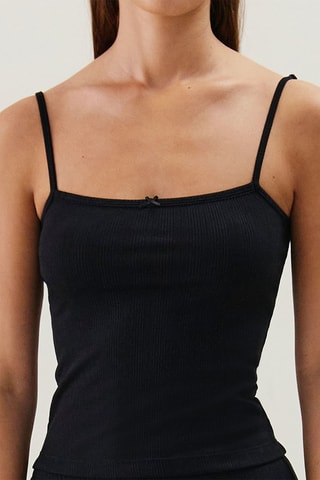 Top de pyjama Corayiz - Noir