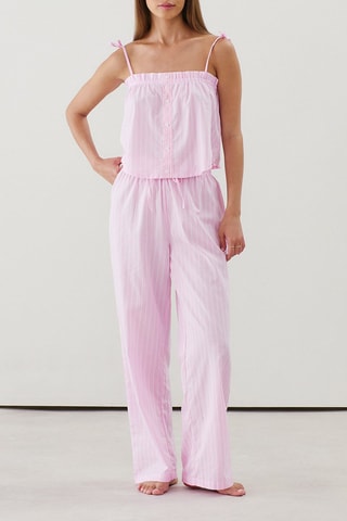 Top de pyjama Seastripiz - Rose