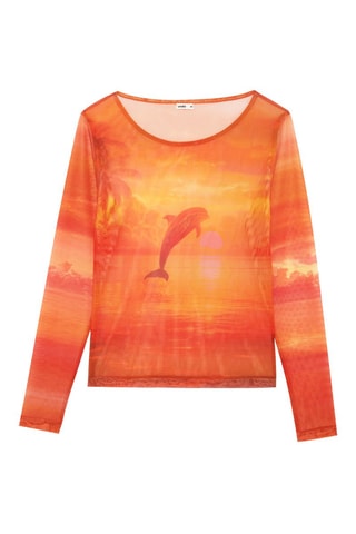 Top de pyjama Dolphiniz - Orange