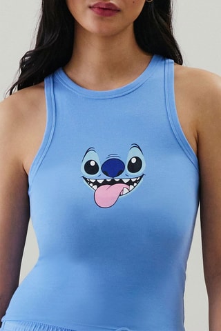Débardeur de pyjama Stitch Lilo et Stitch Disney - Bleu