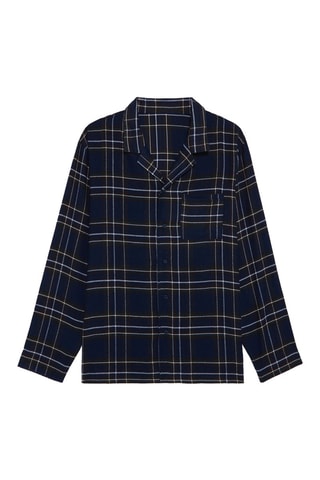Chemise de pyjama Glasgowiz - Bleu nuit et écru