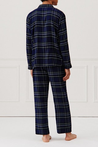 Chemise de pyjama Glasgowiz - Bleu nuit et écru