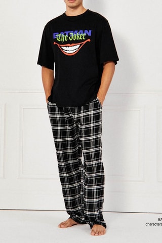 T-shirt de pyjama Joker Batman DC Comics Thejokeriz - Noir