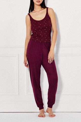 Top pigiama Beniz - Bordeaux