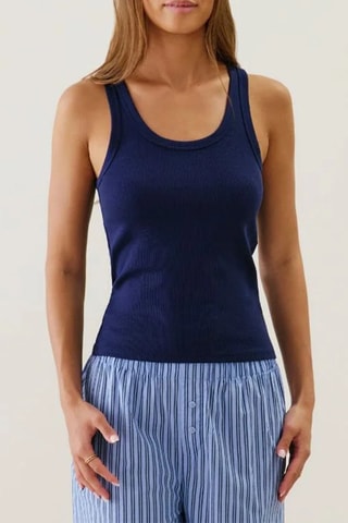 Canotta pigiama Newtanktiz - Navy