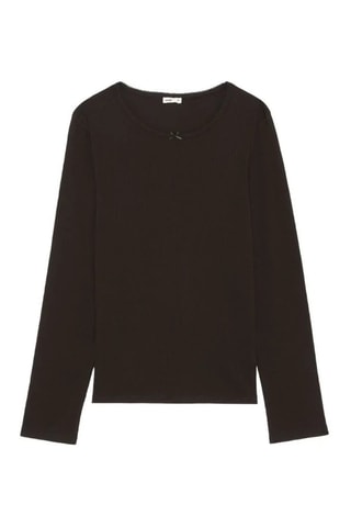 Top de pyjama Noeudribtelliz - Noir