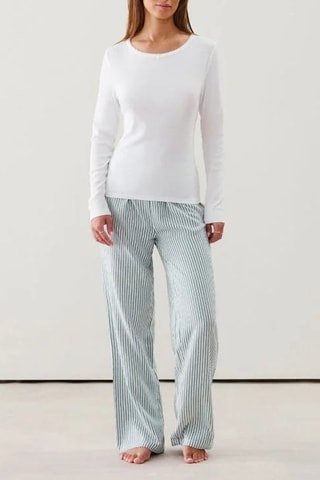 T-shirt de pyjama Noeudribtelliz - Blanc