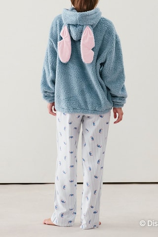 Sweat de pyjama à capuche Stitch Lilo et Stitch Disney Flufstitchiz - Bleu cobalt
