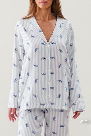 Chemise de pyjama Stitch Lilo et Stitch Disney Flatstitchiz - Bleu cobalt