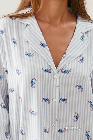 Chemise de pyjama Stitch Lilo et Stitch Disney Flatstitchiz - Bleu cobalt