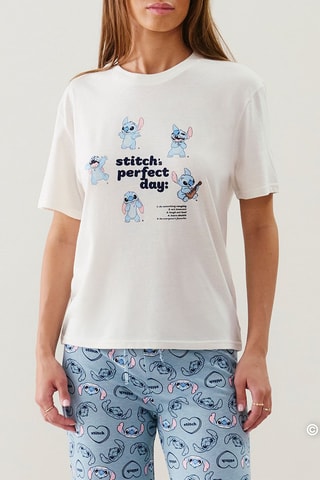 T-shirt de pyjama Jourdistitchiz - Ecru