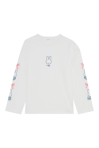 T-shirt de pyjama Miffy Miffy et ses amis - Blanc