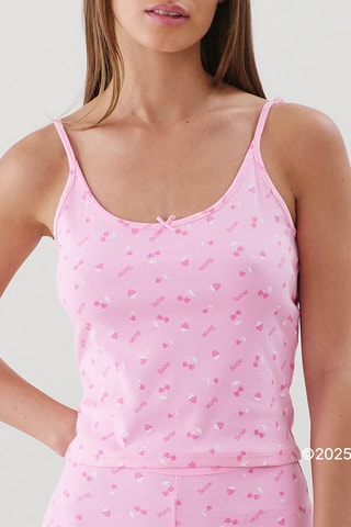 Top de pyjama Barbie - Rose