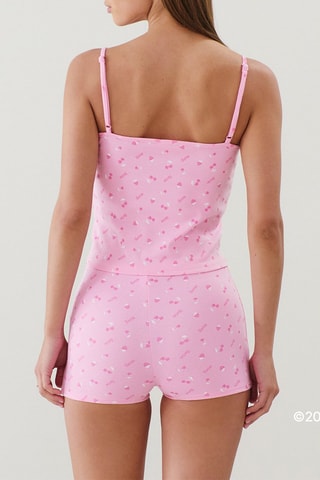 Top de pyjama Barbie - Rose