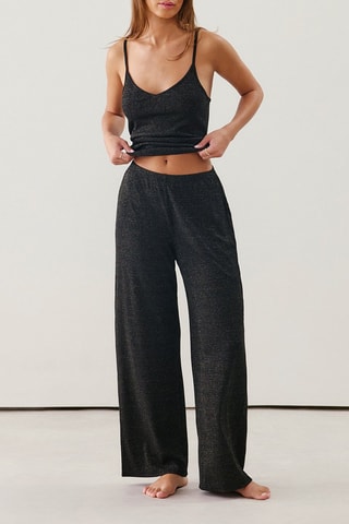 Top de pyjama Debolurexiz - Noir