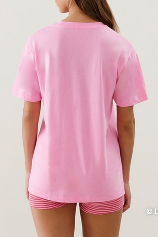 T-shirt de pyjama Angel Lilo et Stitch Disney Doangeliz - Rose poudré
