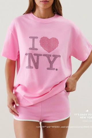 T-shirt de pyjama Ilovestrassiz - Rose