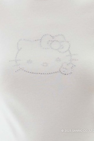 T-shirt de pyjama Hello Kitty Sanrio - Blanc