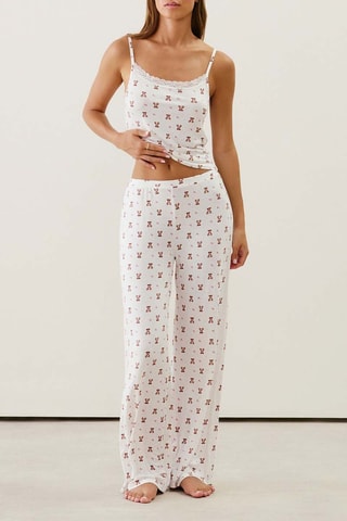 Top de pyjama Debtelliz - Blanc