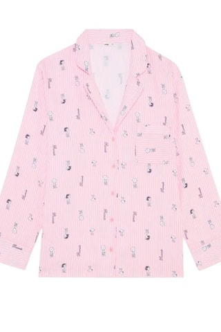 Chemise de pyjama Snoopy et les Peanuts Flasnoopyiz - Rose