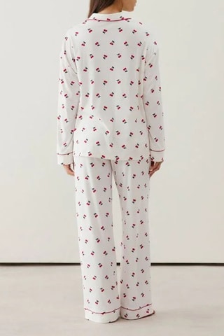 Camicia pigiama Cozycherriz - Ecrù