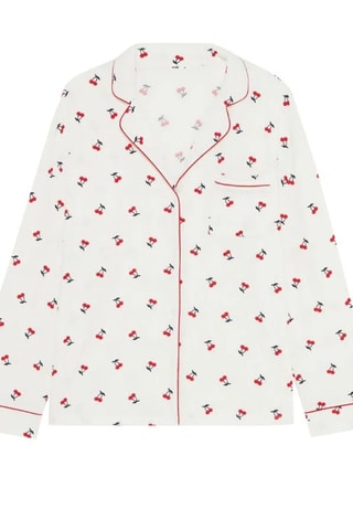 Camicia pigiama Cozycherriz - Ecrù