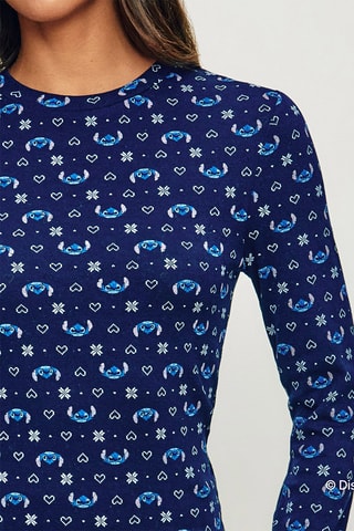 T-shirt pigiama Stitch Lilo e Stitch Disney - Blu