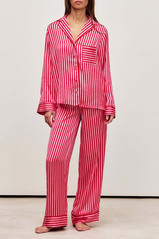 Camicia pigiama Bowstripiz - Rosso
